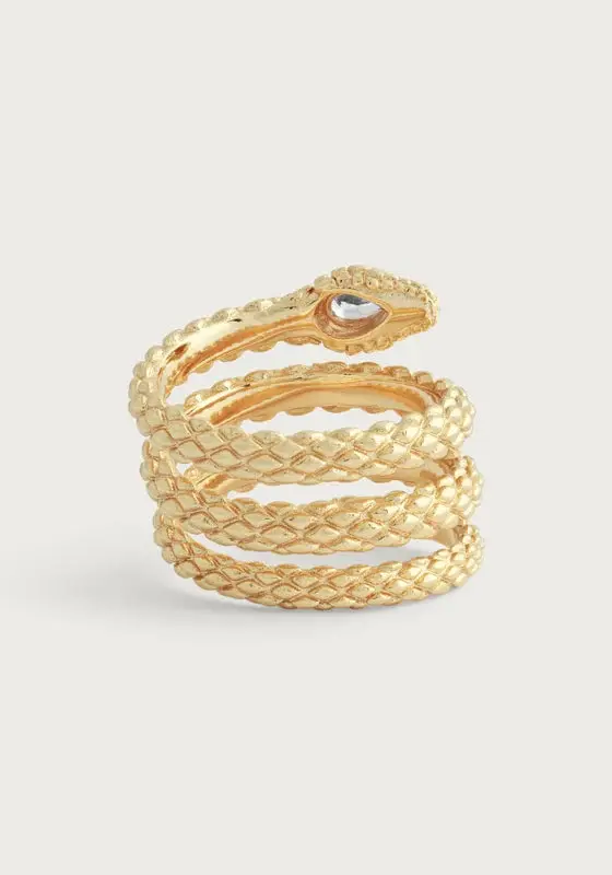 Anabel Aram Serpent Wrap Ring Size