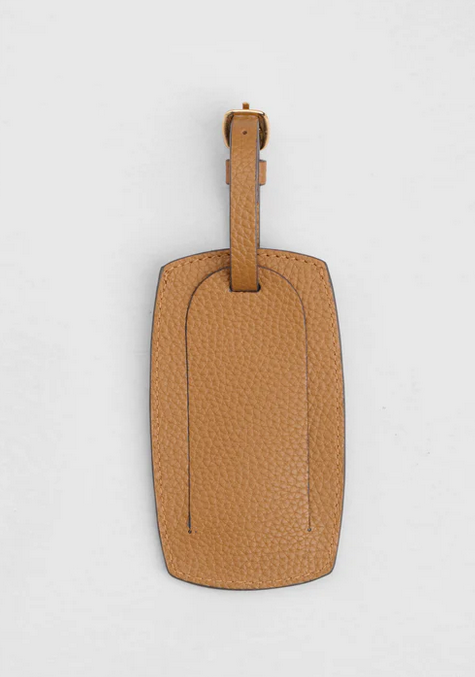 Pom Pom Luggage Tag Maple