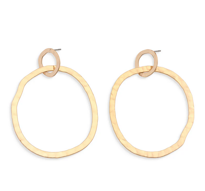 Rebecca Gold Hoop Earrings