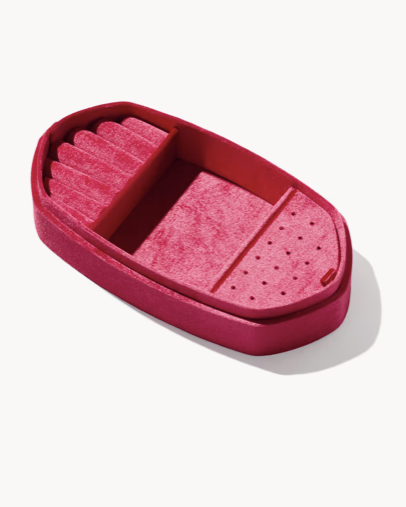 Danielle Medium Jewelry Case Berry Pink