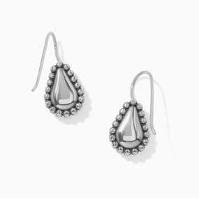 Twinkle Luxe Teardrop French Wire Earrings