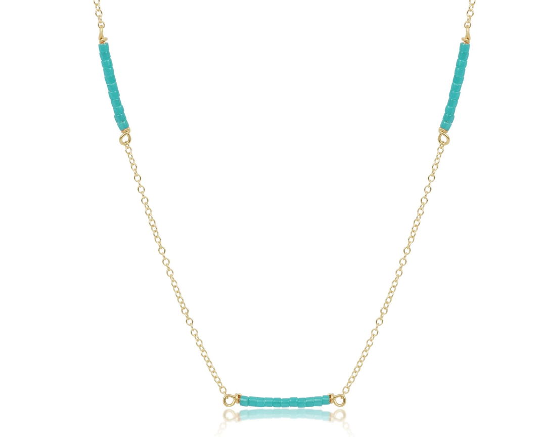 Simplicity Hope Bliss Choker 15in Turquoise