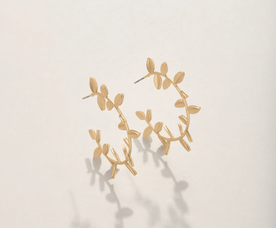 Wildwood Hoop Earrings Gold