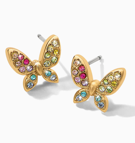 Enchanting Gem Butterfly Earrings