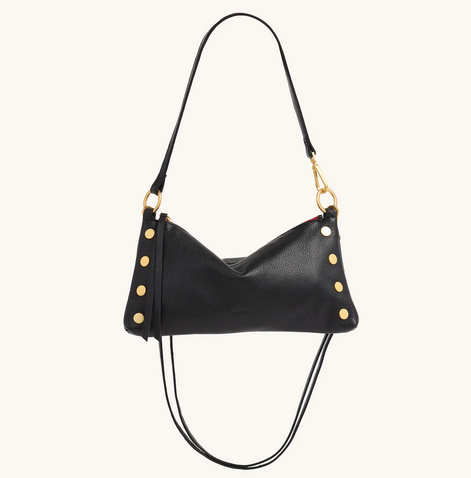 Kyle Small Bag Black/Brushed Gold Red Zip
