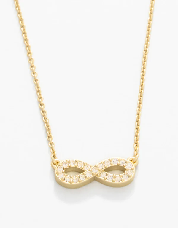SLV Necklace 18" Eternally Grateful/ Infinity Gold