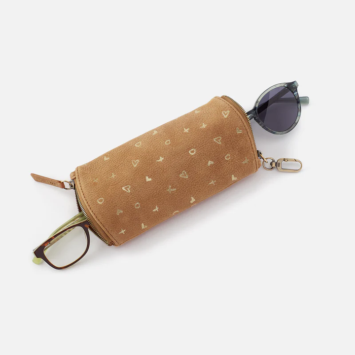 Spark Double Eyeglass Case Whiskey
