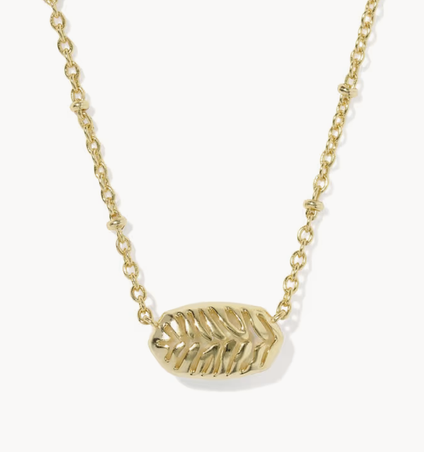 Elisa Tiger Stripe Necklace Gold Dark Brown Hawks Eye