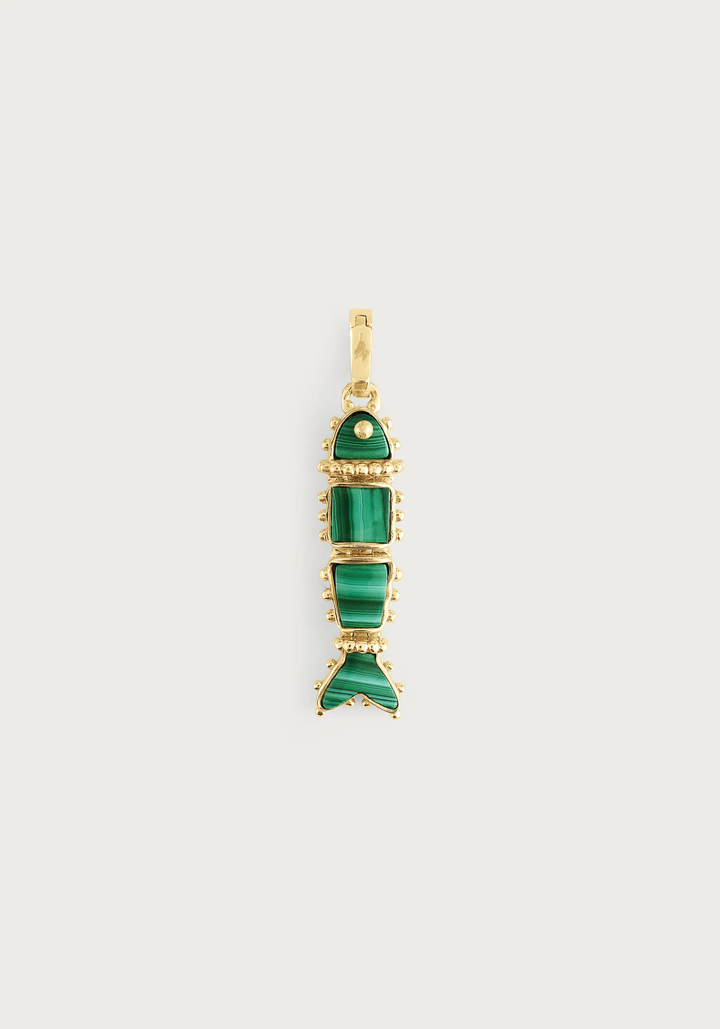 Anabel Aram Milos Stone Fish Charm