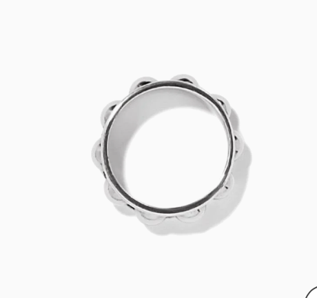 Pretty Tough Stud Ring Silver 7