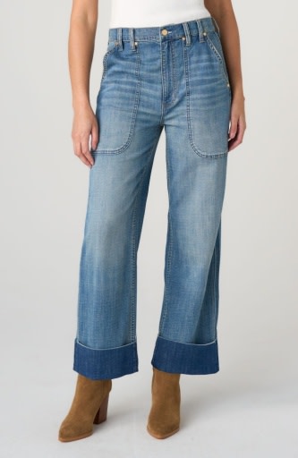 High Rise Relaxed Straight w/ Utility Pockets 27" Inseam
