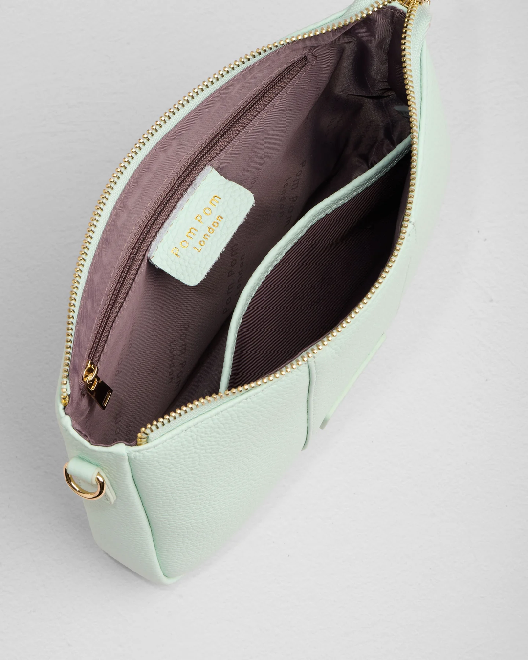 Pom Pom London City Slim Bag Spearmint