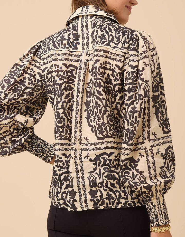 Aliya Blouse Bridge Street Tile Small