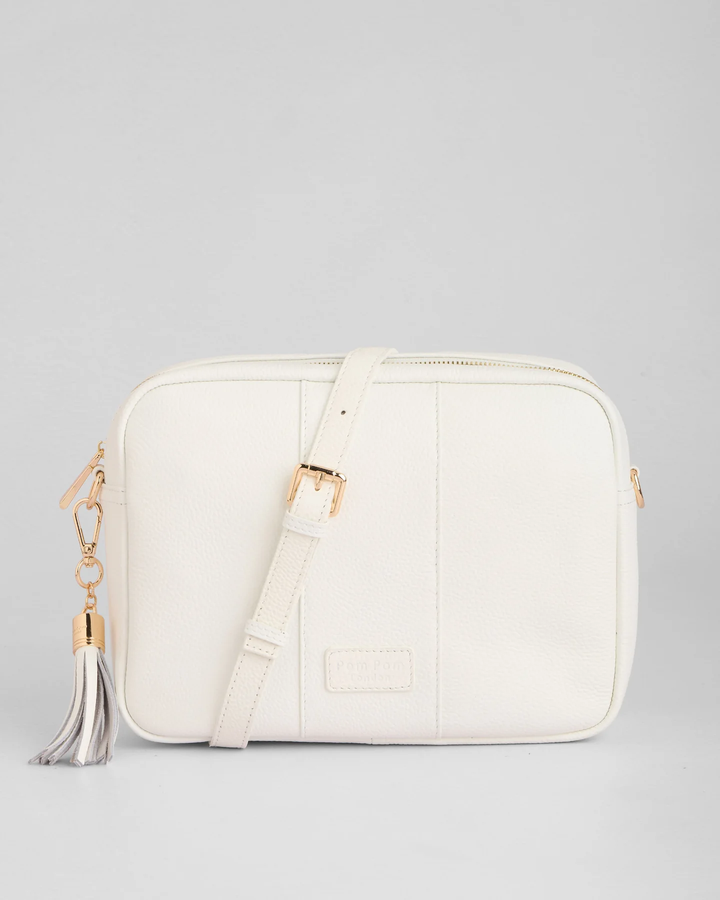 Pom Pom London City Plus Bag Bright White