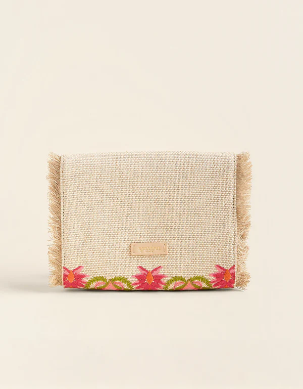 Clutch Crossbody Castillo Floral Palms