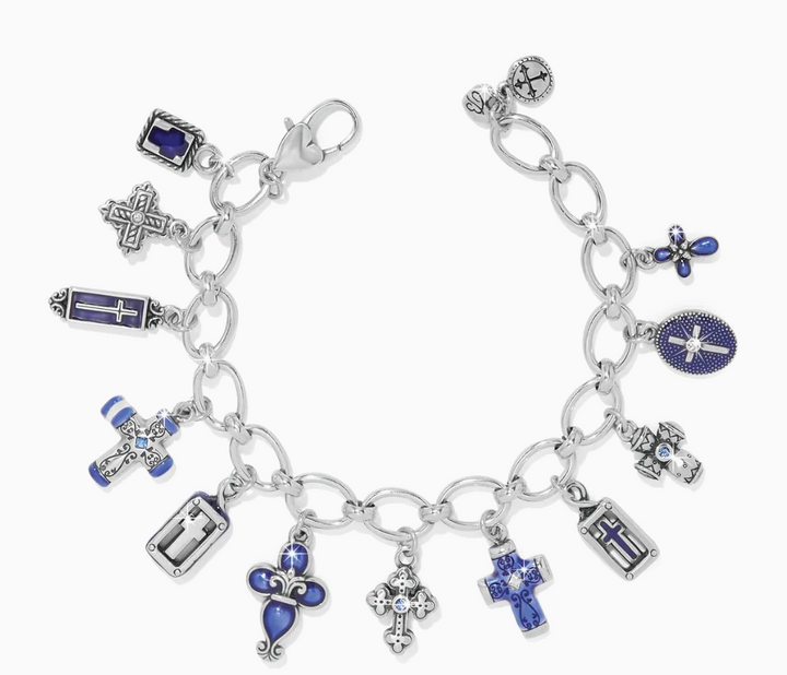 Unity Cross Charm Bracelet