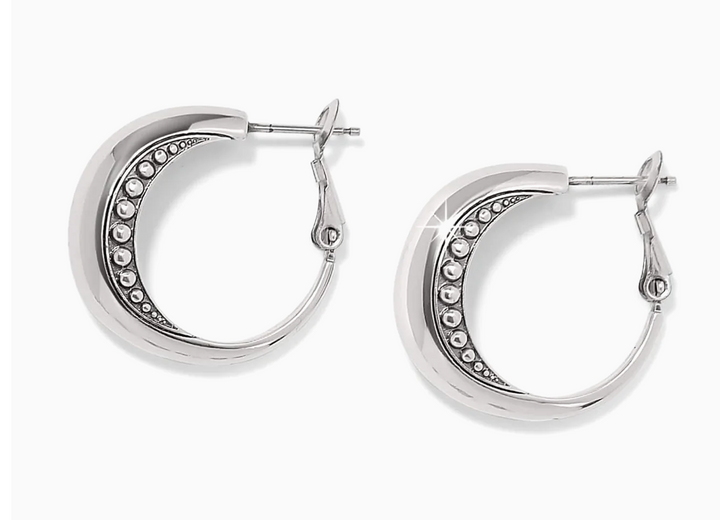 Pretty Tough Arch Hoop Earrings Silver OS