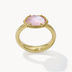 Daphne Frame Band Ring Gold