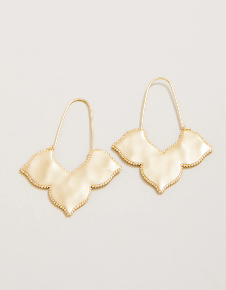 Richmond Hill Wire Hoop Earrings Gold