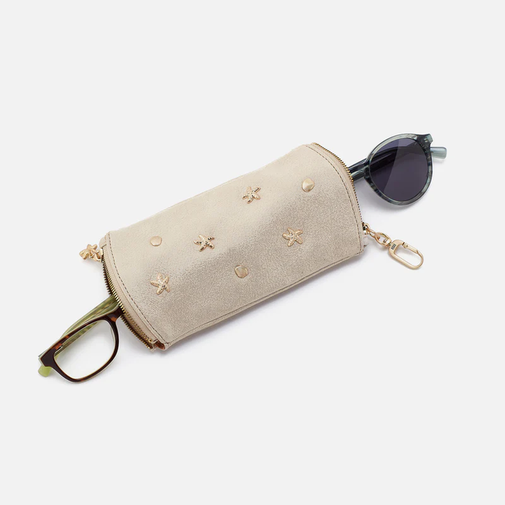 Spark Double Eyeglass Case Sand Shimmer